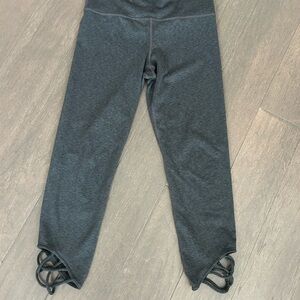JoyLab Dark Gray Joggers with Ankle Lace-Up